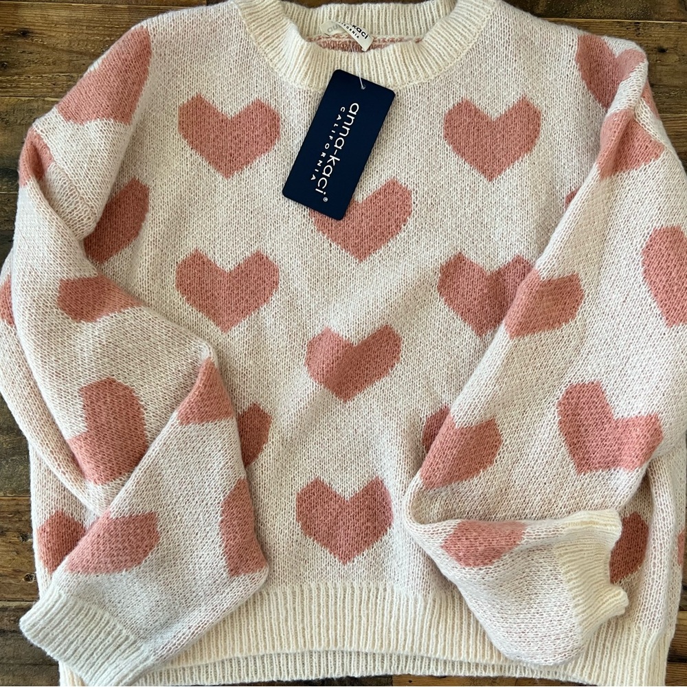 Cozy heart sweater